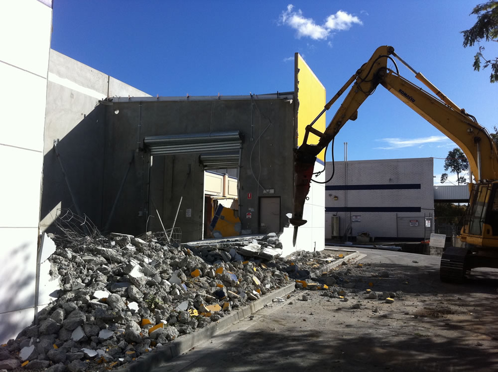 Demolition of building due to the need for Mold Removal