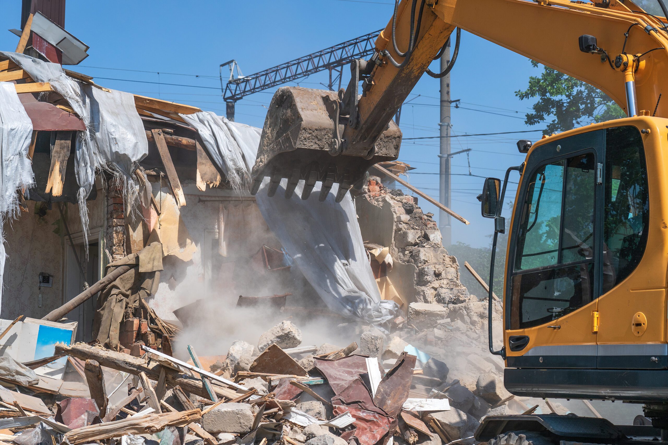 Building Demolition Rochester NY by Rock Environmental Logo